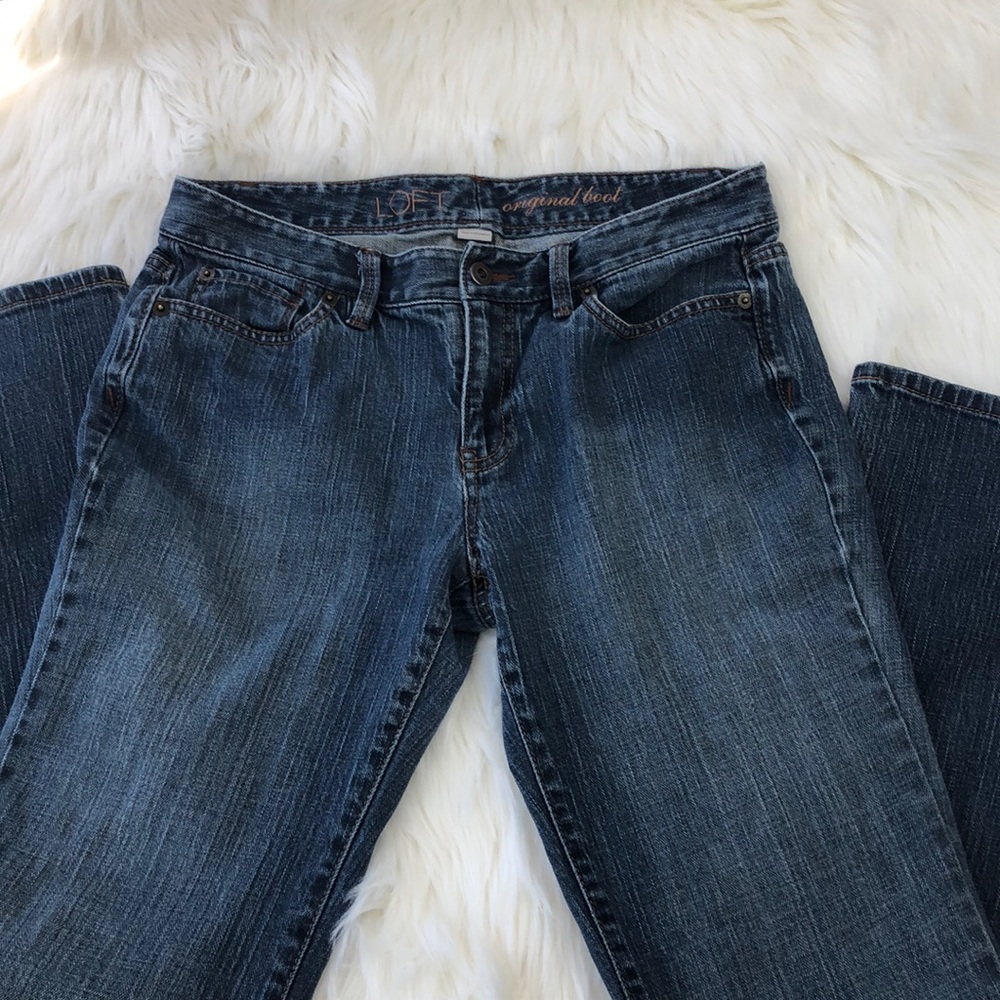 Loft original boot cut jeans size 6